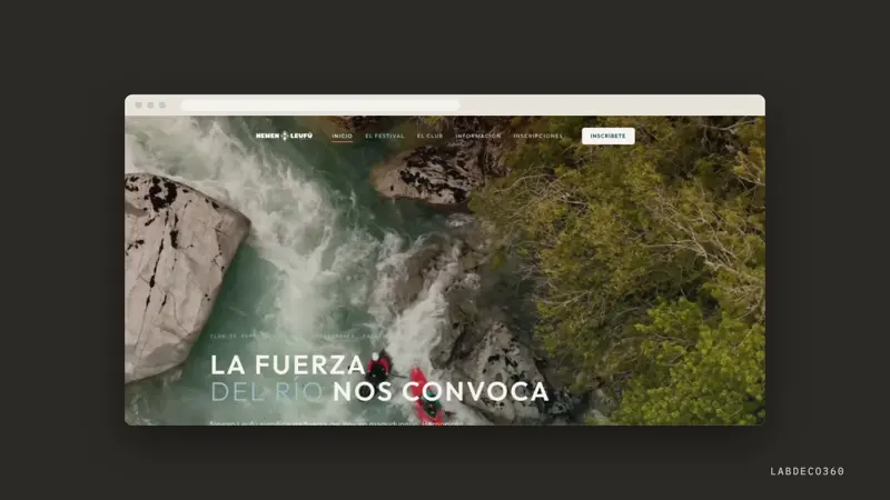 Sitio web a medida del Club Newen Leufú, desarrollado por LabDeco360